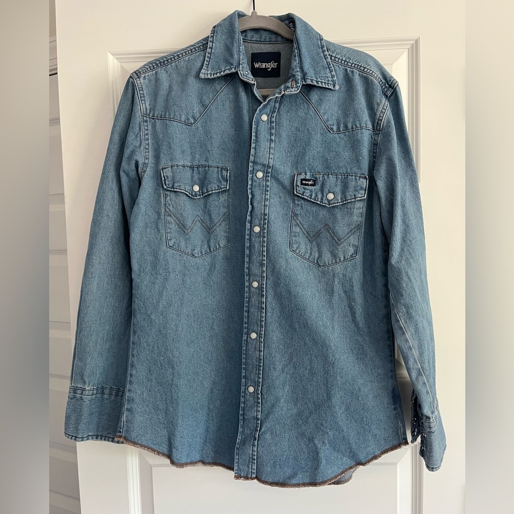 Men’s Denim Wrangler Western shirt